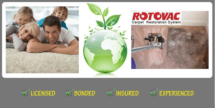 Rotovac Carpet Restoration System - Licensed, Bonded, Insured, Experienced